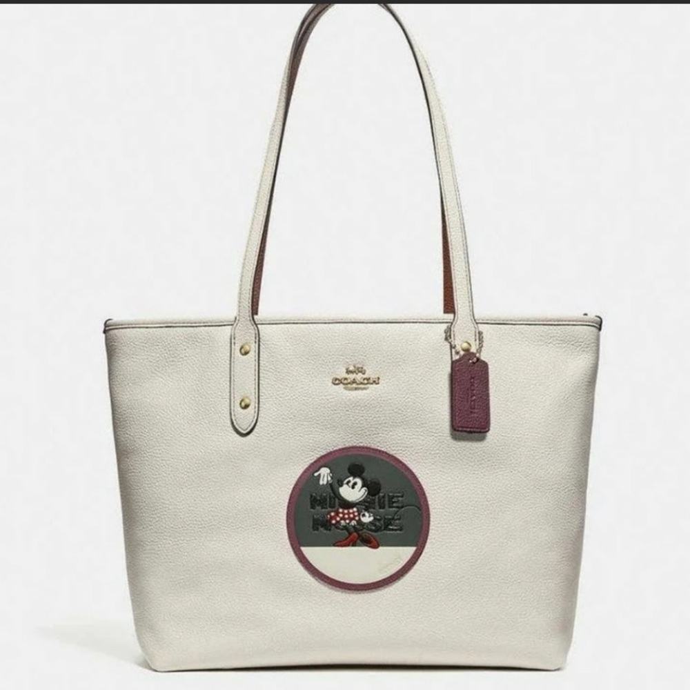 Coach x Disney market tote Minnie Mouse